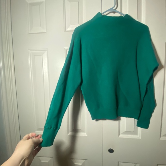 Ann Taylor Teal Women's Turtleneck Sweater - Picture 3 of 5